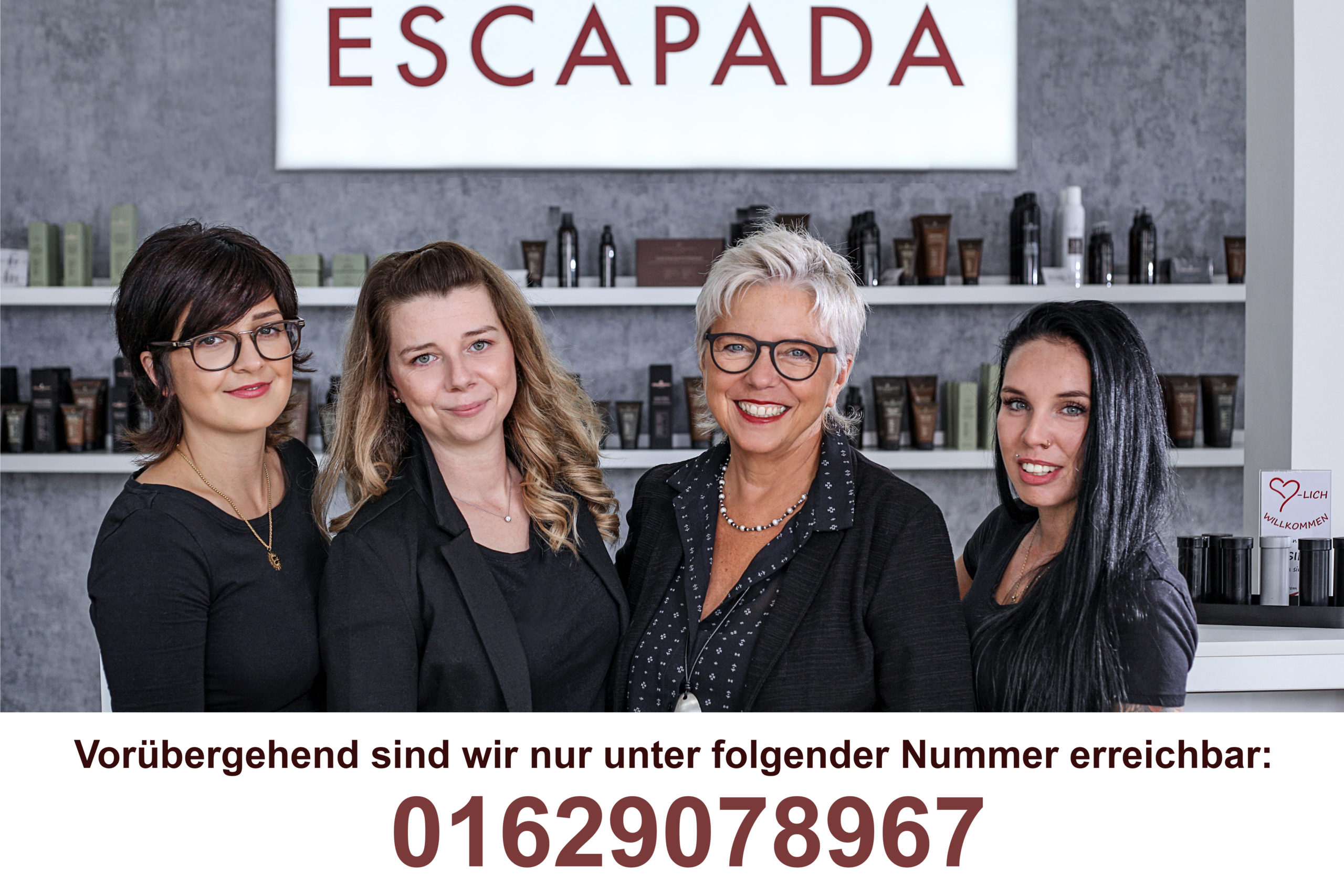 Vorübergehend sind wir nur unter folgender Nummer erreichbar ohne Nele